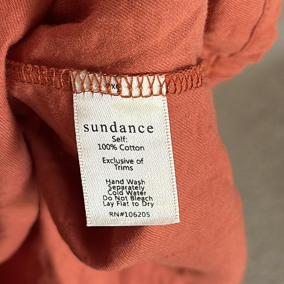 Sundance Amelie Daylight Rust Flowy Prairie Top - Picture 9 of 9